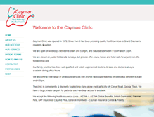 Tablet Screenshot of caymanclinic.ky